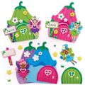 Miniatyrbild 1 av 4: Baker Ross - FC723 - Fairy Pattern Foam Dörrdekorationer - Set om 4, Hantverk för barn ()