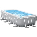Miniatyrbild 1 av 4: Intex ovan mark pool Prism Ram 400 x 200 x 122 pvc grå