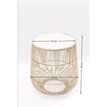 Miniatyrbild 3 av 5: Bordstablett Beam guld marmor vit 32cm Kare Design Vit