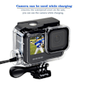 Miniatyrbild 3 av 4: Suptig - RSX-376 - Vattentätt fodral för GoPro Hero 12 Hero 11 Hero 10 Hero 9 Svart 50 m
