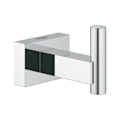 Miniatyrbild 3 av 6: GROHE Essentials Cube 4-i-1 badrumstillbehörsset 40778001 - Väggkrok - Handdukstorkar - Toalettpappershållare - Krom