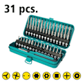 Miniatyrbild 2 av 4: Säkerhetsskruvmejselbitssats - WOLFCRAFT - 1386000 - Torxbits - Längd 25 eller 50 mm Grå och blå