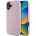 Hårddräkt - CG MOBILE - iPhone 16 Plus - Rosa - Ekologiskt läder - Elegant design Ros