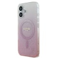Miniatyrbild 3 av 6: Coque Guess IML Glitter Gradient MagSafe för iPhone 16 Plus (Rosa)
