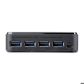 Miniatyrbild 1 av 4: USB 3.0-hub - STARTECH - Delningsswitch med 4 ingångar / 4 utgångar - Strömförsörjning via USB