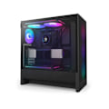 Miniatyrbild 6 av 6: PC-chassi - NZXT - H5 Flow RGB - Högt luftflöde - Förinstallerade fläktar - Optimerad kylning