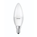 Miniatyrbild 5 av 6: Frostade flamma LED-lampor med E14 4,9W kylare - Kall vit - OSRAM Vit kyla