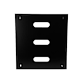 Miniatyrbild 3 av 4: STARTECH 12U 12" Solid Steel Grund utrustning Väggfäste serverställ - Patch Panel Väggfäste