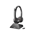 Miniatyrbild 3 av 3: Mikrohörlurar - HP - Poly Savi 8220 - DECT/Bluetooth - trådlös - Aktiv brusreducering svart