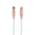 Miniatyrbild 1 av 2: Gissa Ebossed Logotyp - USB-C till Lightning certifierad MFi 1,5m (rosa)