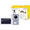 Miniatyrbild 1 av 4: VIMAR K40945 enfamiljs videointercom kit - 7-tums pekskärm - ansluten - 6 ringsignaler