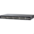 Miniatyrbild 1 av 4: Nätverksswitch med hantering - Cisco - SF350-48 - 48 portar Fast Ethernet - L2/L3 - 17,6 Gbit/s