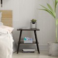 Miniatyrbild 2 av 6: Relaxdays Set med 3 förvaringskorgar, korgar i 3 storlekar, flätade, badrum, plast, vit/grå Vit grå