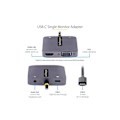 Miniatyrbild 1 av 3: Startech 122-USBC-HDMI-4K-VGA USB C till VGA-HDMI-adapter