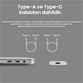 Miniatyrbild 3 av 3: Transcend ESD260C 250 GB Extern SSD-hårddisk USB-C®, USB-A silver TS250GESD260C
