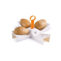 Miniatyrbild 2 av 2: Excelsa Quick Cook cuocipatate mikrovågsugn, polypropen, TPX, vit med orange detaljer - 60089