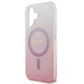 Miniatyrbild 5 av 6: Coque Guess IML Glitter Gradient MagSafe för iPhone 16 Plus (Rosa)
