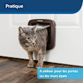 Miniatyrbild 3 av 6: Förlängningstunnel för dörr - PETSAFE - MICROSHIP - Brun