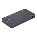 Miniatyrbild 3 av 3: RACK Y POWER, KVM Switch, KVM Switch, Star Tech Kvm Switch 2 Portar Hdmi Usb StarTech.com SV221HUC4K. Tangentbordsport: