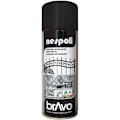 Miniatyrbild 1 av 2: Sprayfärg - NESPOLI - Metallic Black - 400 ml - Snabbtorkande - Blank Svart