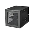 Miniatyrbild 3 av 3: StarTech.com 12U väggfäste serverställ med gångjärn för serverskåp Upp till 81,2 cm djup Nätverksskåp...