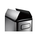 Miniatyrbild 3 av 4: Ecofly Step Bin 45L Matt rostfri papperskorg, EKO 46 x 27,5