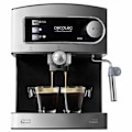 Miniatyrbild 1 av 5: Kaffemaskin Cecotec Espresso Power Espresso 20. Tryck 20 bar, 1,5 L tank, Dubbel utgångsarm, Ångmunstycke, Bricka Rostfritt stål och svart