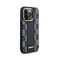 Miniatyrbild 4 av 6: DKNY Cuir à damier Mono Pattern MagSafe - Fodral för iPhone 13 Pro Max (Svart)