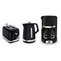 Miniatyrbild 5 av 5: MOULINEX Soleil programmerbar filterkaffebryggare - 10/15 koppar - 1,25 L glaskanna - 1000 W - Svart