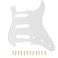 Miniatyrbild 2 av 4: Cent 12 hål transparent akryl pickguard med skruvar för elektrisk gitarr av ST-stil