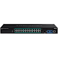 Miniatyrbild 4 av 4: TRENDNET TI-RP262I Network Switch Managed Gigabit Ethernet (10-100-1000) Eteranslutning