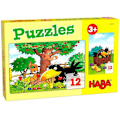 Miniatyrbild 1 av 4: Haba pussel Orchard junior kartong 2 x 24 bitar