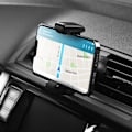 Miniatyrbild 5 av 6: Stöd för FORCELL CARBON H-CF509 bil för smartphone upp till 6,7" - 360° rotation - Monteringsgaller. Svart