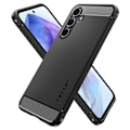 Miniatyrbild 3 av 5: Coque Spigen Rugged Armor för Samsung Galaxy A55 5G (svart matt) Svart