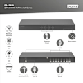 Miniatyrbild 2 av 2: DIGITUS 8-portars HDMI KVM-switch - DDC-kommunikation - HDMI 1.4 - UltraHD 4k30Hz - USB-portar för mus och tangentbord -