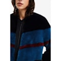 Miniatyrbild 3 av 4: Desigual Grisse fleece för kvinnor - blå/svart - L Mörkblå jag