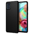 Miniatyrbild 1 av 6: Coque - Spigen - Galaxy A51 - Geometriskt Mönster - Dubbel Skydd - Mjuk TPU Svart