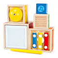 Miniatyrbild 5 av 6: Häckande speldosor - Hape - 5 träinstrument - För barn från 18 månader Beige