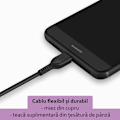 Miniatyrbild 5 av 6: Hoco - Flash datakabel (X20) - USB-A till Lightning, 10W, 2,4A, 1,0m - Svart