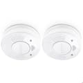 Alecto SD1010 2X - Rökdetektor med 10 års batteritid, 2-pack Vit