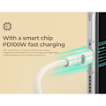Miniatyrbild 5 av 6: Snabbt databladskabel, Typ-C, PD100W, 5,0A, 1m - Havit (CB6280) - Vit