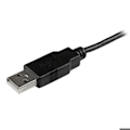 Miniatyrbild 2 av 3: USB A till Micro B slim mobil laddnings-/synkroniseringskabel - STARTECH - 15 cm - Svart