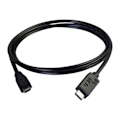 Miniatyrbild 3 av 4: C2G USB-kabel USB typ B (M) till USB-C (M) USB 2.0 4 m svart