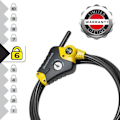 Miniatyrbild 2 av 4: Stöldskydd - MASTER LOCK - Python 8433EURD - Justerbar längd från 30 cm till 1,8 m - Vridet stål - Svart