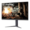 Miniatyrbild 2 av 3: LG 32GS75QX-B skärm 81,3 cm/32" (2560x1440) - IPS 1ms 180Hz HDR - HDMI DP - Grå
