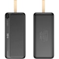 Miniatyrbild 4 av 4: Batteri Extern - KrugerMatz - KM0908 - 40000 mAh - Snabbladdning 3.0 - USB Type-C, micro USB Svart