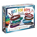 Miniatyrbild 2 av 2: Just For Boys SENTOSPHERE Armband Box - Smycken för pojkar i läder och åldrade silverpärlor Flerfärgad