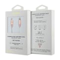 Miniatyrbild 2 av 2: Gissa Ebossed Logotyp - USB-C till Lightning certifierad MFi 1,5m (rosa)