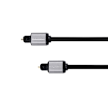 Miniatyrbild 1 av 2: Kabel - anslutning - fotoadapter - optisk Kruger-matz - KM1225 - Toslink-kabel - Toslink 5m svart ()