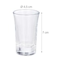 Miniatyrbild 4 av 6: Relaxdays snapsglas, set om 12, snapsglas, 2 cl, matsmältningsglas, espresso, snaps, snapsglas, klara transparent